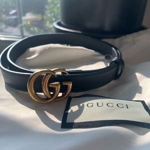 Black Gucci Belt size 75